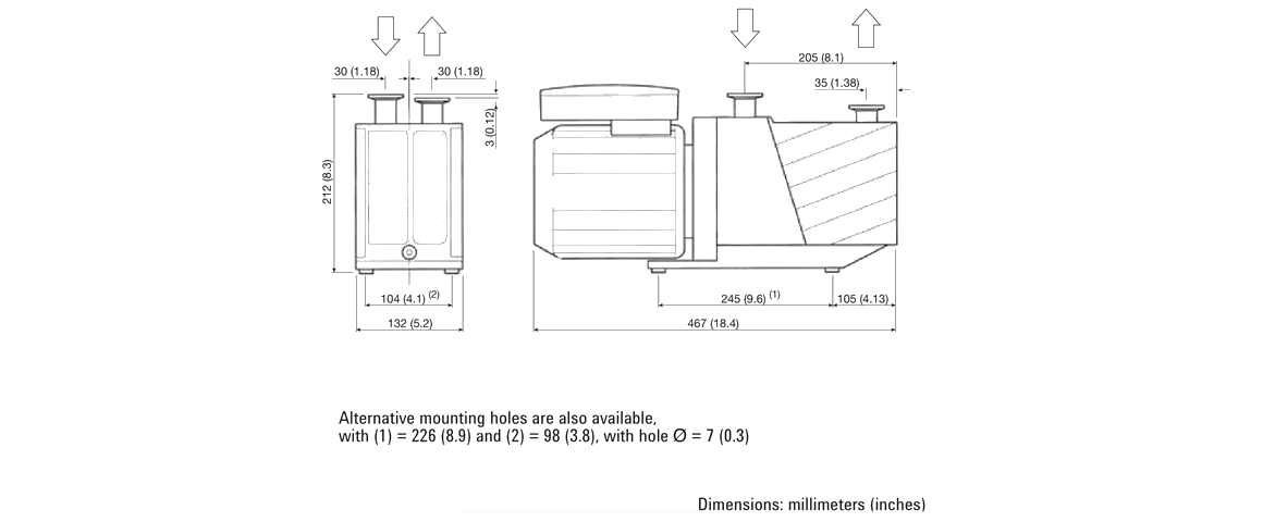 DS 202雙級旋片真空泵 DS 202雙級旋片真空泵