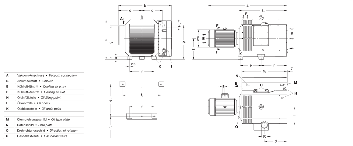 VC 400旋片真空泵 VC 400旋片真空泵