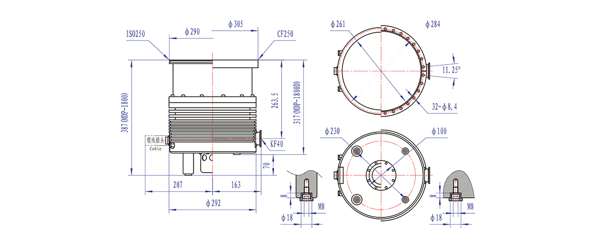 Turbo-H1800-MD渦輪分子泵 Turbo-H1800-MD渦輪分子泵